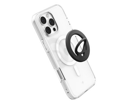 Uchwyt do telefonów Spigen Dual Pop Mag Magsafe Phone Ring Black